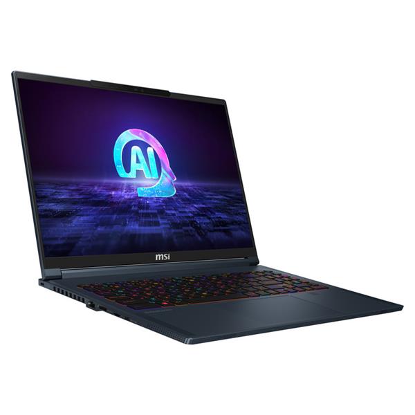 MSI Laptop Stealth 16 AI Studio A1VHG 16'' 3840x2400 mLED IPS 120Hz U9-185H 32GB 2TB SSD NVMe NVidia GeForce RTX 4080 12GB Win 11 Pro 2Y Star Blue