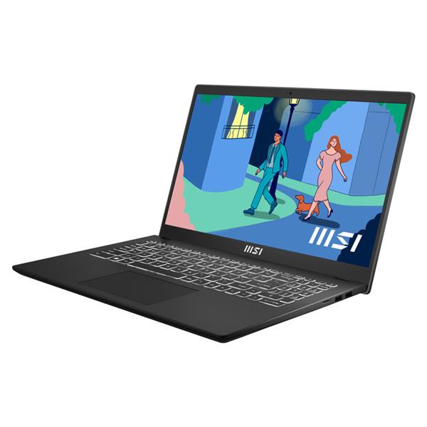 MSI Laptop Modern 15 H C13M 15.6'' FHD IPS i5-13420H 16GB 512GB SSD NVMe PCIe 4.0/Win 11 Home 2Y Classic Black