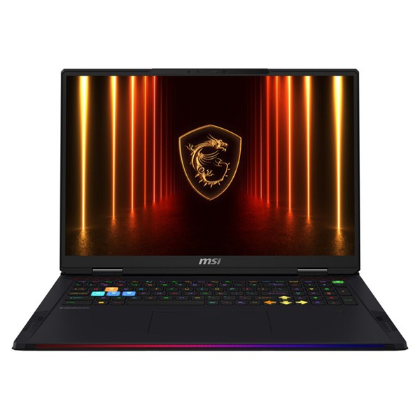 MSI Laptop Raider 18 HX AI A2XWJG 18'' 3840x2400 MiniLED 120Hz/U9- 285HX/64GB/2x2TB SSD NVMe PCIe/NVidia GeForce RTX 5090 24GB/Win 11 Pro/2Y/Core Black