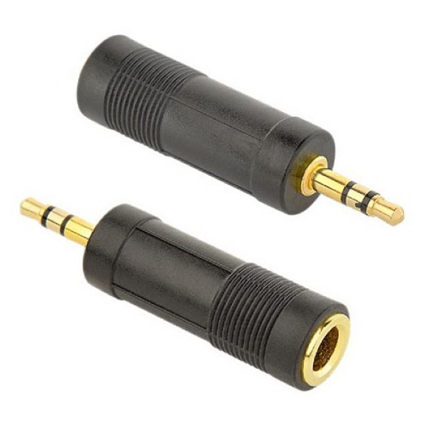 CABLEXPERT 6,35MM FEMALE TO 3,5MM MALE AUDIO ADAPTER