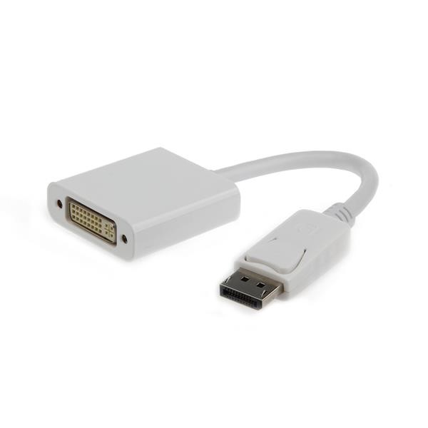 CABLEXPERT DISPLAYPORT TO DVI ADAPTER CABLE WHITE