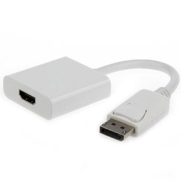 CABLEXPERT DISPLAY PORT TO HDMI ADAPTER WHITE