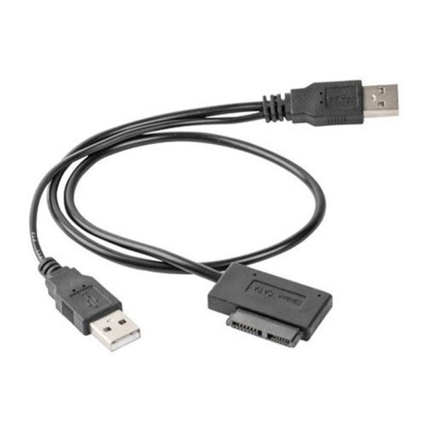 CABLEXPERT EXTERNAL USB TO SATA ADAPTER FOR SLIM SATA SSD, DVD
