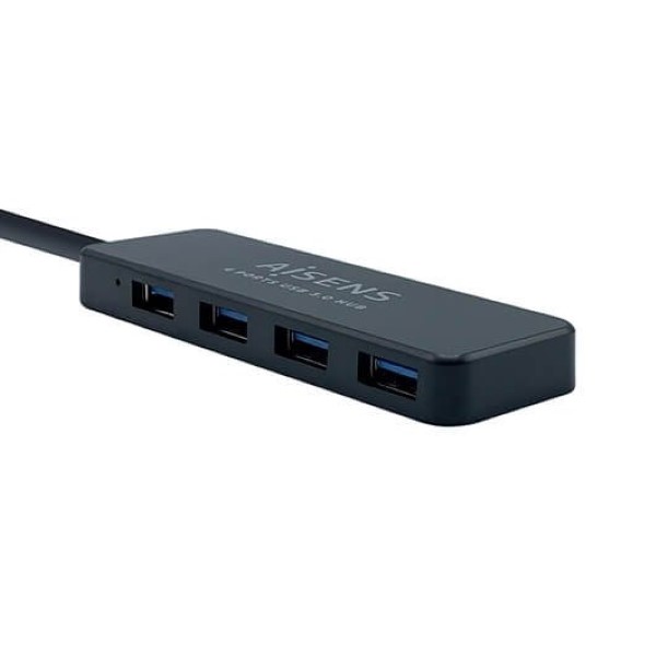 AISENS HUB 4-PORT USB 3.2 5000MBIT / S BLACK