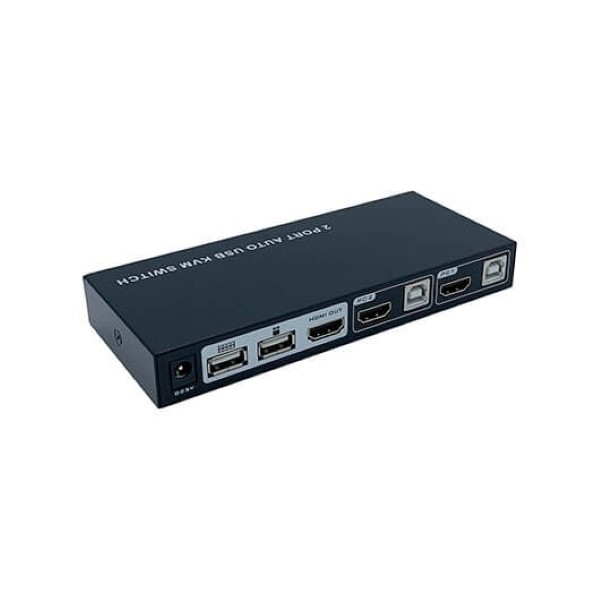 AISENS KVM SWITCH HDMI 4K BLACK