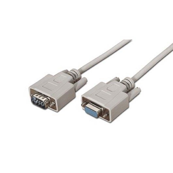 AISENS CABLE SERIES RS232 DB9 M-F BEIGE 1.8M