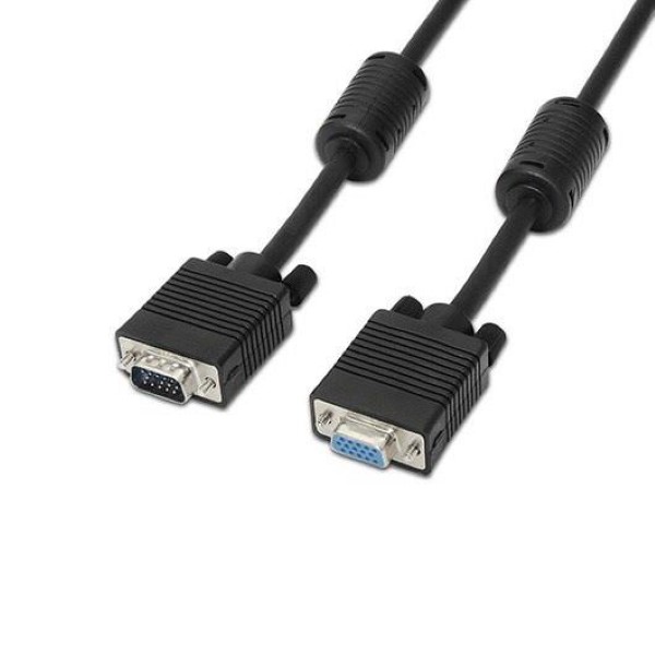AISENS CABLE WITH FERRITE SVGA HDB15 3M BLACK
