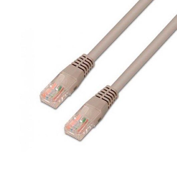 AISENS NETWORK CABLE UTP CAT5E RJ45 25CM GREY