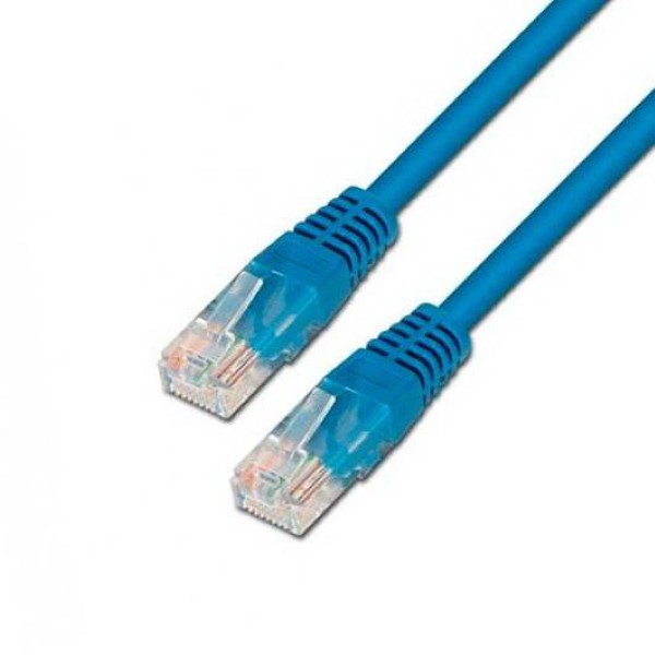 AISENS NETWORK CABLE UTP CAT5E RJ45 0.5M BLUE