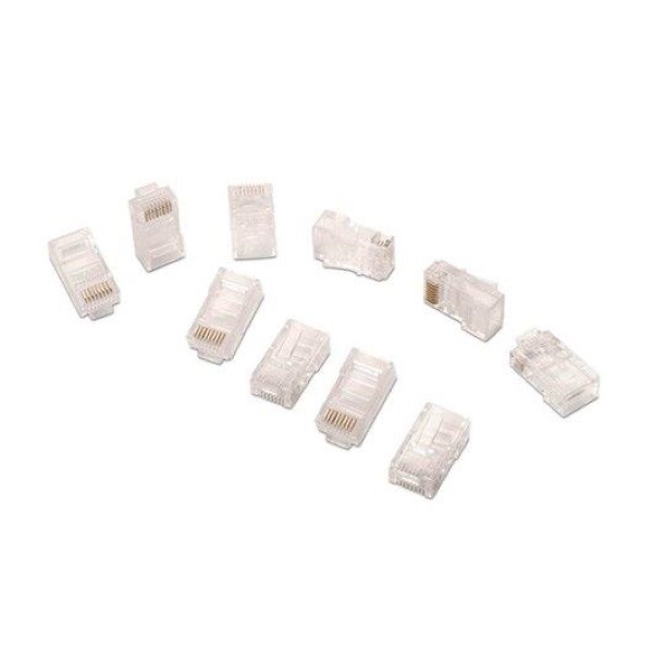 AISENS CONNECTOR RJ45 CAT 6  10 UNITS BAG