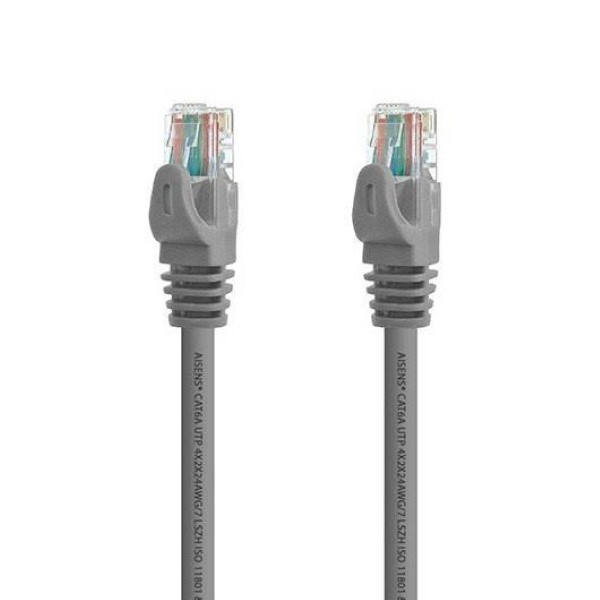 RED CABLE AISENS RJ45 LSZH CAT.6A 25CM GRAY