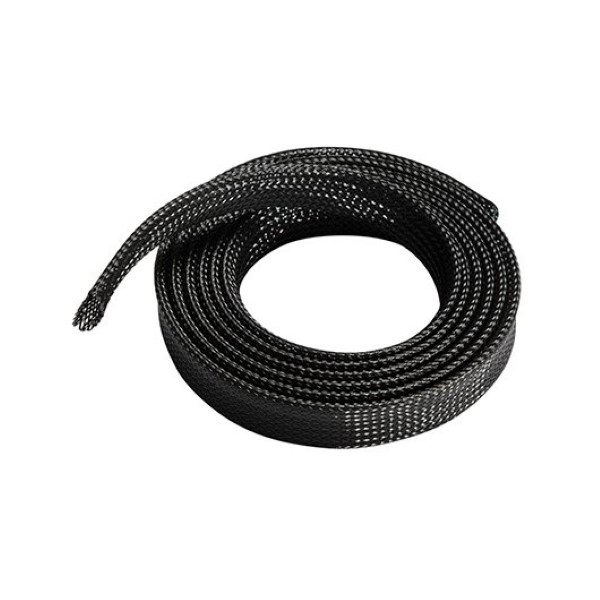 AISENS CABLE ORGANIZER POLYESTER 20MM 1M BLACK