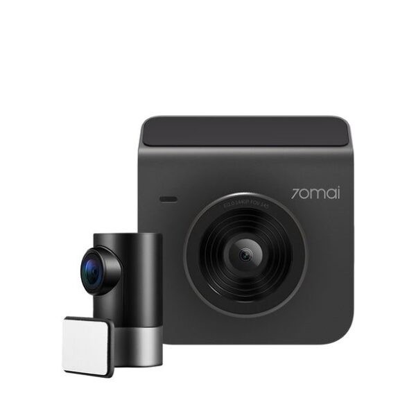 70mai A400-1 Dash Cam Grey w. Screen set w. Rearview cam RC09 - 1440P, 145FOV, 500mAh Car Camera