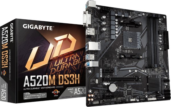 GIGABYTE A520M DS3H A520