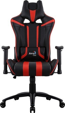 AEROCOOL AC120 AIR GAMING CHAIR, GAME SEAT BLACK - RED