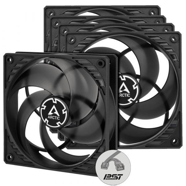 ARCTIC F12 PWM PST CASE FAN – 120MM CASE FAN WITH PWM CONTROL AND PST CABLE – PACK OF 5PCSOF 5PCS
