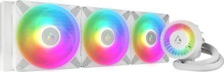 ARCTIC LIQUID FREEZER III 360MM A-RGB WHITE AIO CPU WATER COOLER 3X P12 PWM PST A-RGB FAN