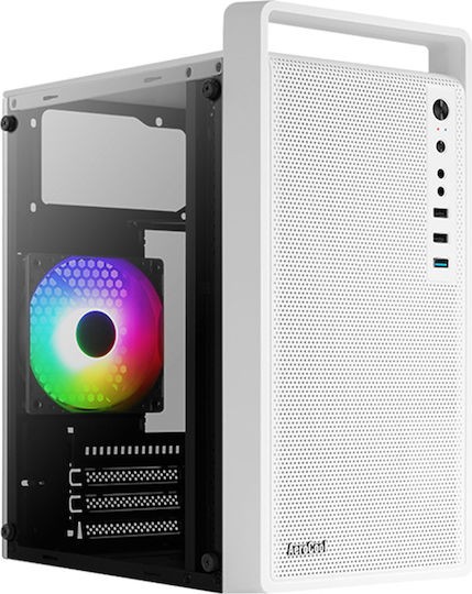 Aerocool CS-109 Gaming Mini Tower  RGB white