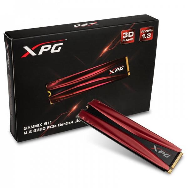 ADATA SSD 1.0TB XPG GAMMIX S11 PRO PCIE M.2 WITH HEATSINK