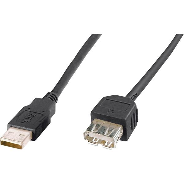 DIGITUS USB 2.0 EXTENSION CABLE TYPE A 1.8M