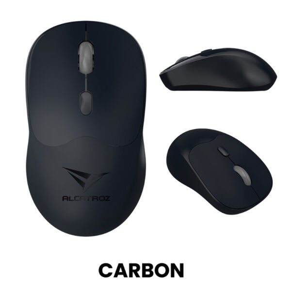 ALCATROZ SILENT BT5.4 WIRELESS MOUSE AIRMOUSE DUO 6R CARBON