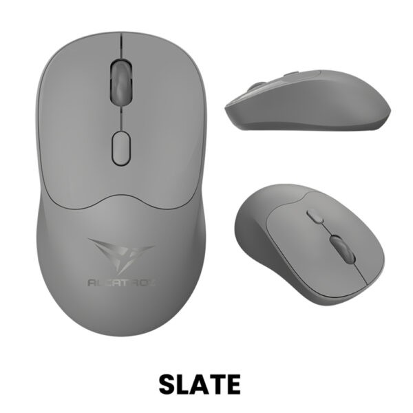 ALCATROZ SILENT BT5.4 WIRELESS MOUSE AIRMOUSE DUO 6R SLATE