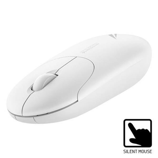 ALCATROZ SILENT RECHARGEABLE AIRMOUSE L6 CHROMA WHITE