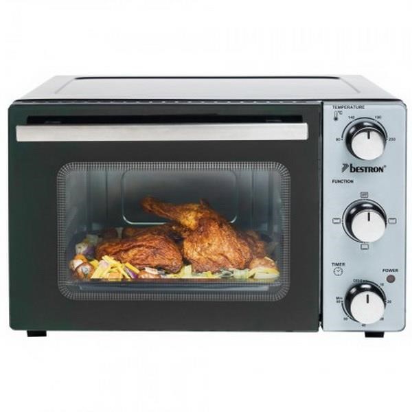 Bestron AOV20 grill-oven, mini-oven silver  black