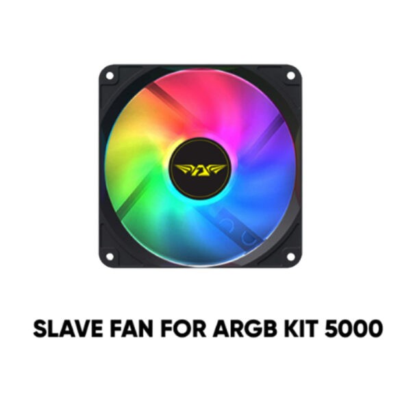 ARMAGGEDDON COOLING 4xFAN KIT 12CM ARGB KIT 5000 BLACK