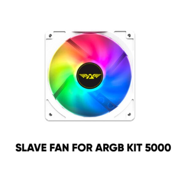 ARMAGGEDDON COOLING 4xFAN KIT 12CM ARGB KIT 5000 WHITE