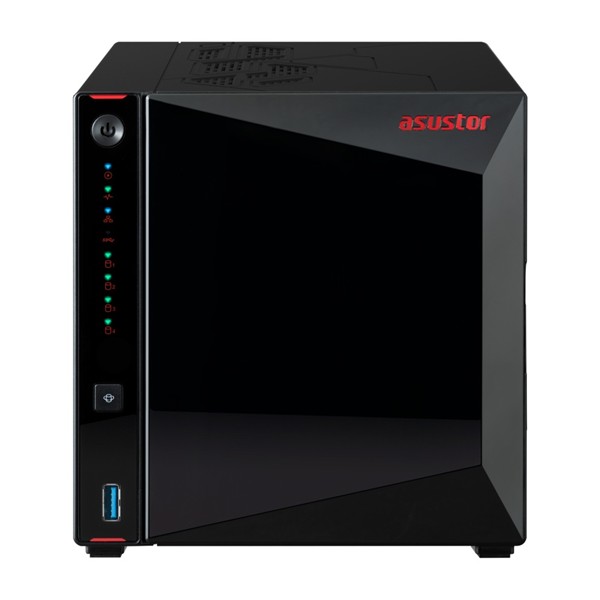 ASUSTOR NAS NIMBUSTOR 4 Gen2 AS5402T 4-BAY 3,5'' 4x M.2 NVMe slots Intel Celeron Quad-Core 4GB DDR4 2x2.5GbE Port