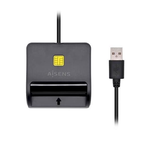 AISENS EXT CARD READER   DNI ASCR-SN02SD-BK BLACK