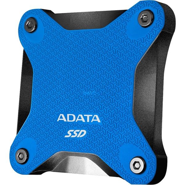 ADATA SD600Q 240 GB EXTERNAL SOLID STATE DRIVE  BLUE, USB 3.1 GEN1  MICRO-USB