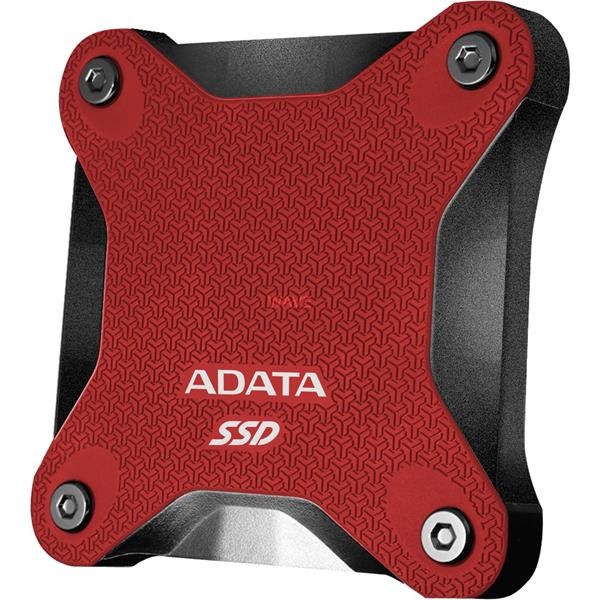 ADATA SD600Q 240 GB EXTERNAL SOLID STATE DRIVE  RED, USB 3.1 GEN1  MICRO-USB