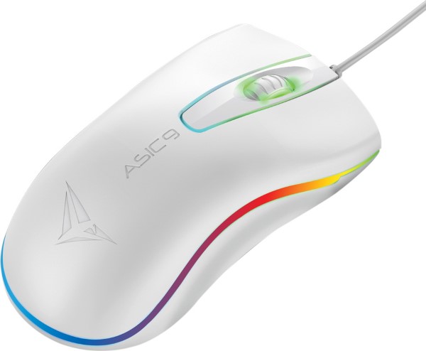 ALCATROZ RGB USB WIRED MOUSE ASIC 9 WHITE
