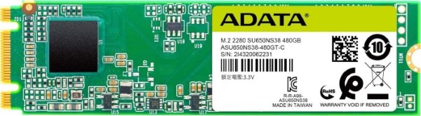 ADATA SSD 256GB ULTIMATE SU650 M.2 SATA