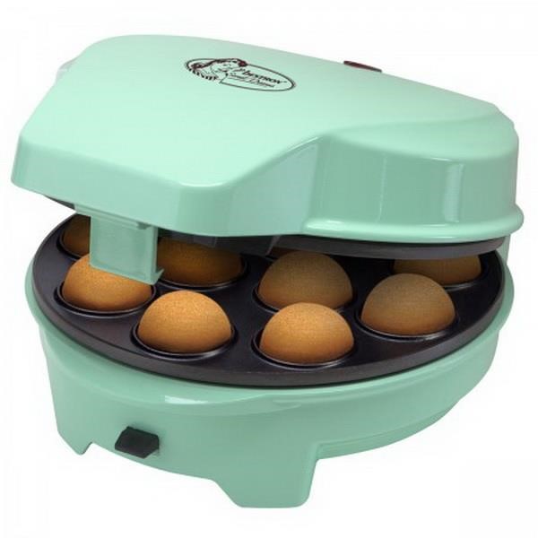 Bestron 3-in-1 Cakemaker ASW238, Muffin Maker turquoise