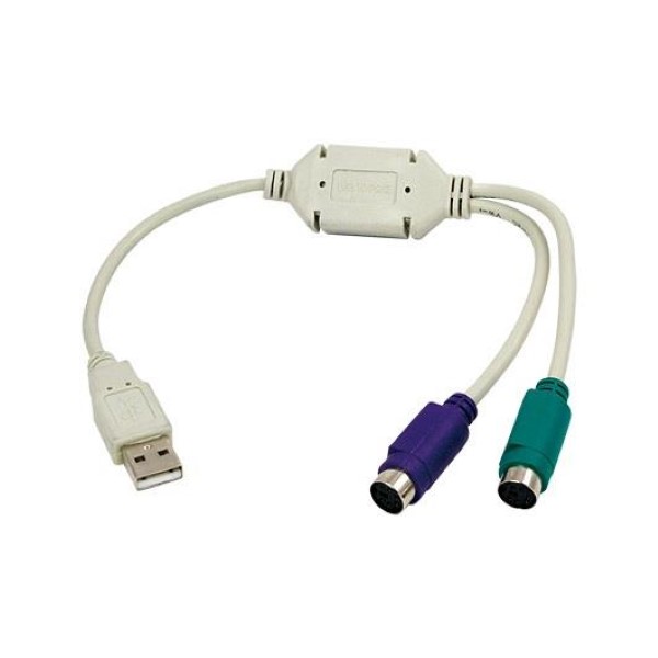 LOGILINK ADAPTER USB-M TO 2X PS2-F AU0004A