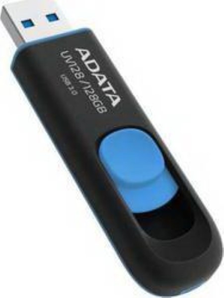 ADATA DASHDRIVE UV128 128GB BLACK BLUE