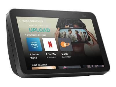 AMAZON ECHO SHOW 8 BLACK GEN 2 SMART HOME HUB WITH SCREEN