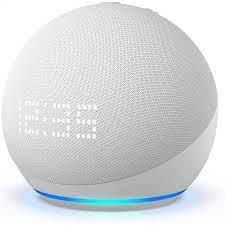 AMAZON ECHO DOT 5 WHITE WITH CLOCK