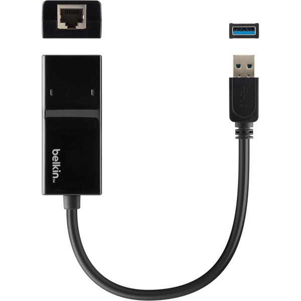 BELKIN USB 3.0 GIGABIT ETHERNET ADAPTER 10/100/1000MBPS B2B048