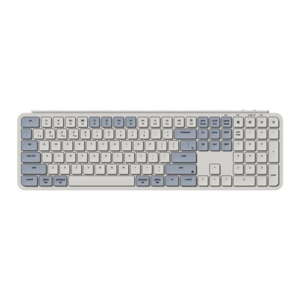 Keychron B6 Pro (B6P-K11) Ultraslim Wireless Keyboard ZMK Online customization - Retro Blue 100% US