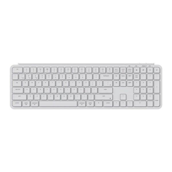 Keychron B6 Pro (B6P-K8) Ultraslim Wireless BT Keyboard ZMK Online customizen-Ivory White  US