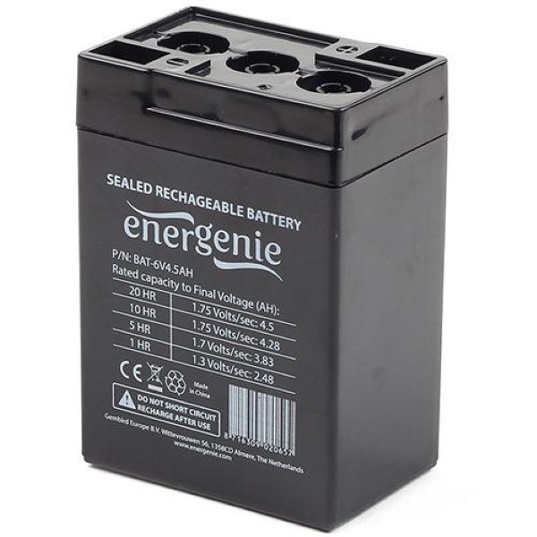 ENERGENIE LEAD BATTERY 6V 4,5AH