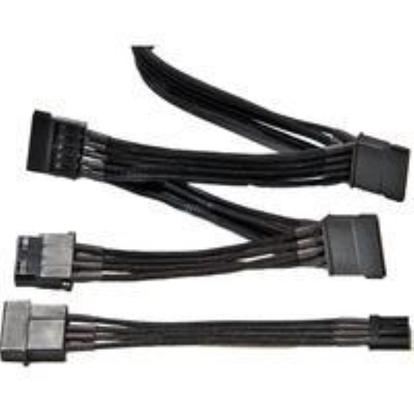 BE QUIET! POWER SUPPLY 3X SATA + 1X HDD / FDD 100CM, CABLE BLACK