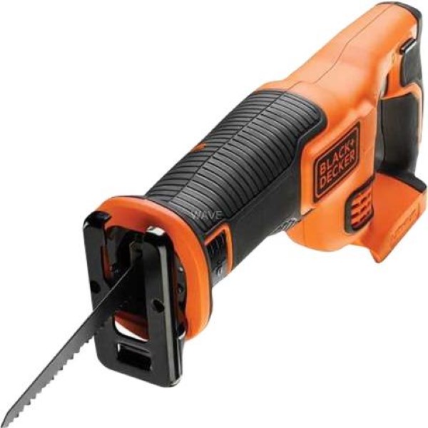 BLACK - DECKER CORDLESS RECIPROCATING SAW BDCR18, 18 VOLT ORANGE  BLACK, LI-ION BATTERY PACK 1.5AH