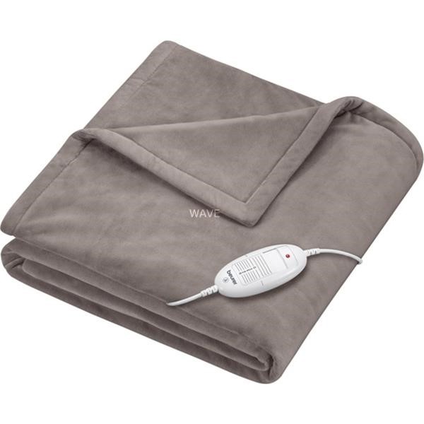 BEURER OVERBLANKET HD 75 COZY, BLANKET GRAY, 130 X 180 CM