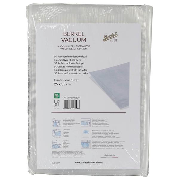 BERKEL VACUUM BAGS 25X35 CM