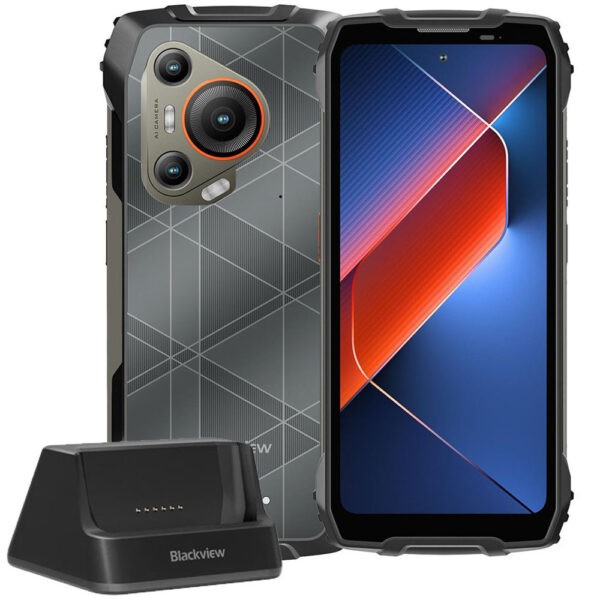 BLACKVIEW DUAL 5G RUGGED SMARTPHONE (8GB+256GB) BL7000 NFC WITH CHARGING DOCK BLACK